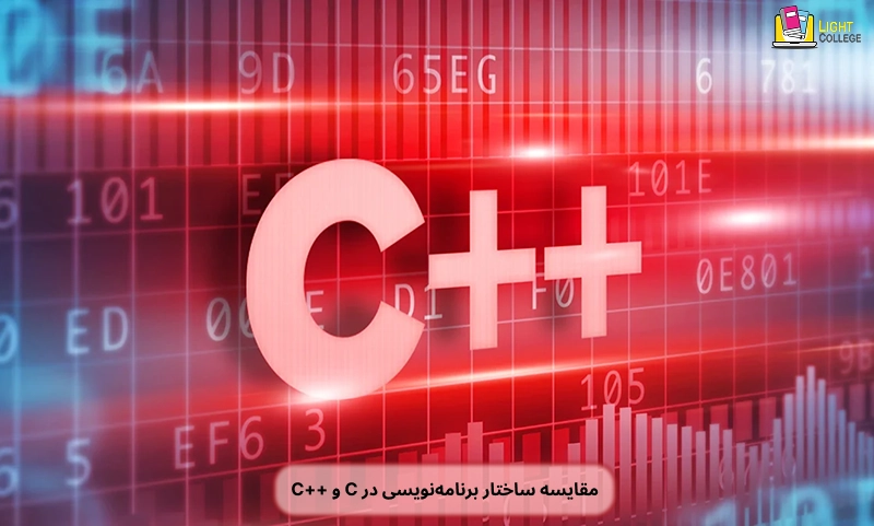 مقایسه ساختار برنامه‌نویسی در C و ++C